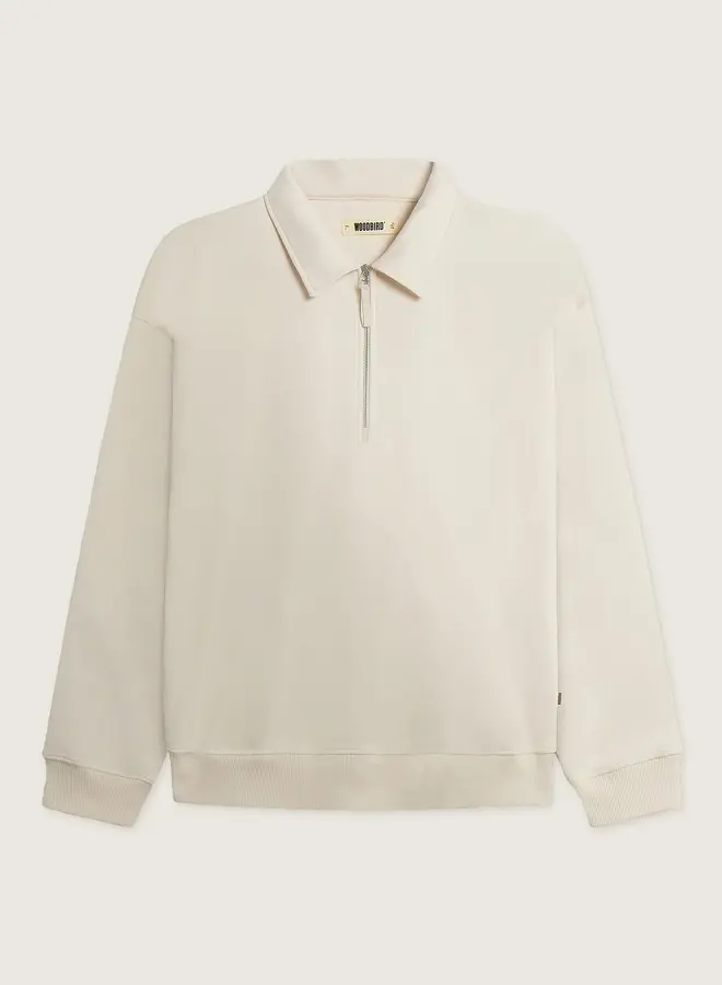 Polo Trui Met Rits Tom 2446-605 - Off White