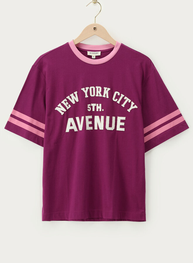 My Jewellery T-Shirt 5Th Avenue - Paars