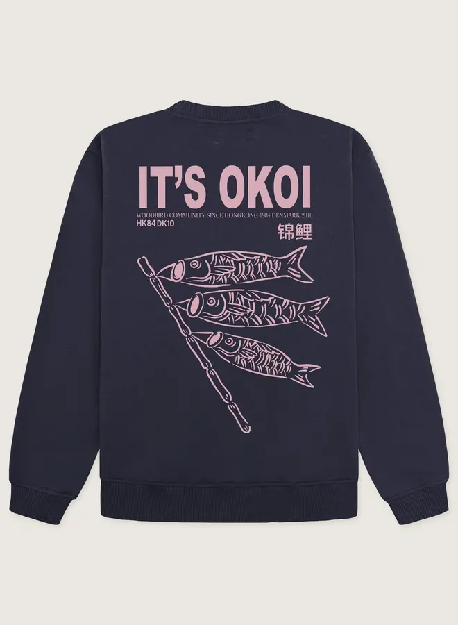 Trui Crewneck Cane Koi 2536-612 - Navy