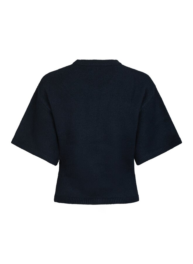 Neo Noir Knitted Tee 164730 Asha - 141 Navy
