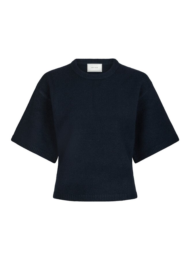 Neo Noir Knitted Tee 164730 Asha - 141 Navy