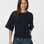 Neo Noir Knitted Tee 164730 Asha - 141 Navy