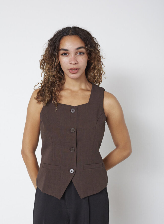 Sisters Point Gilet 19375 GEMA-VE1 - 222 D. Chocolate