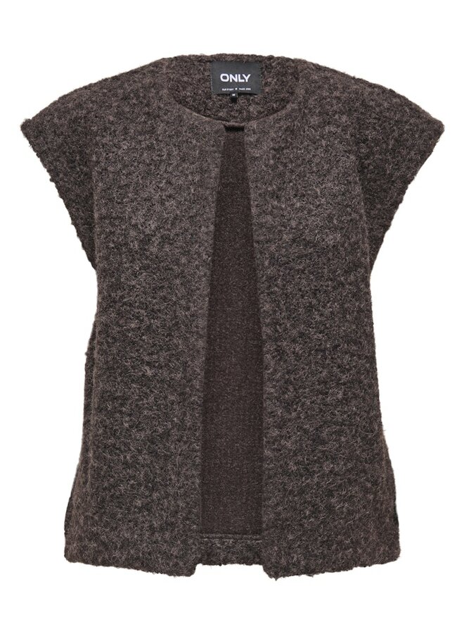 Only Gilet ONLMILA 15361902 - Seal Brown