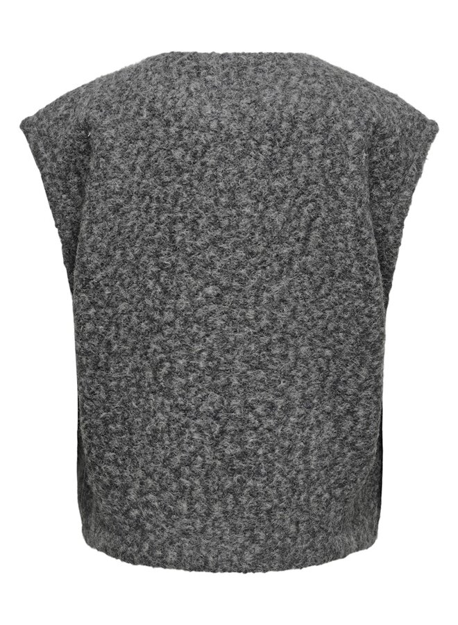 Only Gilet ONLMILA 15361902 - Dark Grey Melange