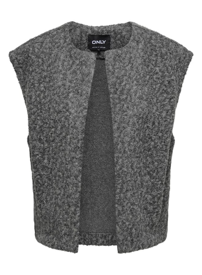 Gilet ONLMILA 15361902 - Dark Grey Melange