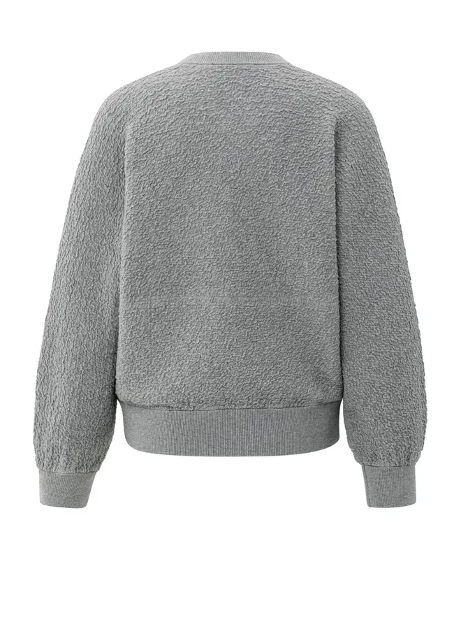 YAYA Bombervest 01-010121-508 - Medium Grey Melange