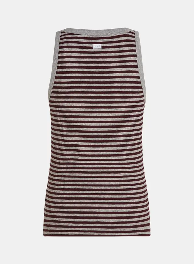 Penn&Ink Singlet Top W25F1718-STM - 83M/351 Grey Melange