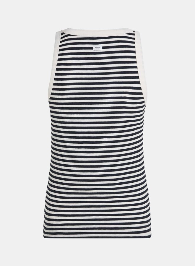 Penn&Ink Hemdje Singlet W25F1718-ST - 05/55 Ecru-Navy