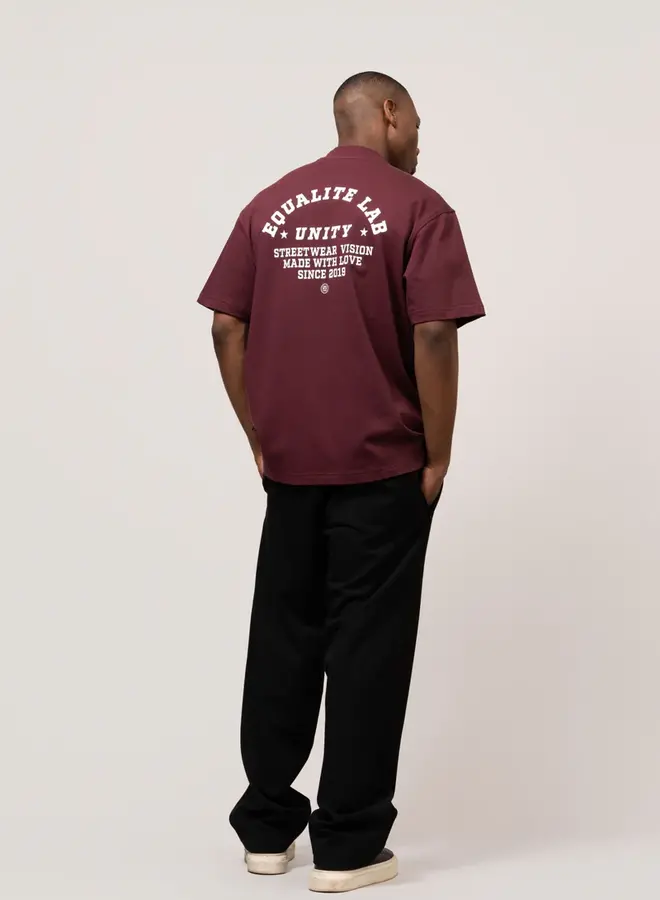 Equalité T-Shirt Lucius EQ.25.8.6.27.620 - 620 Burgundy