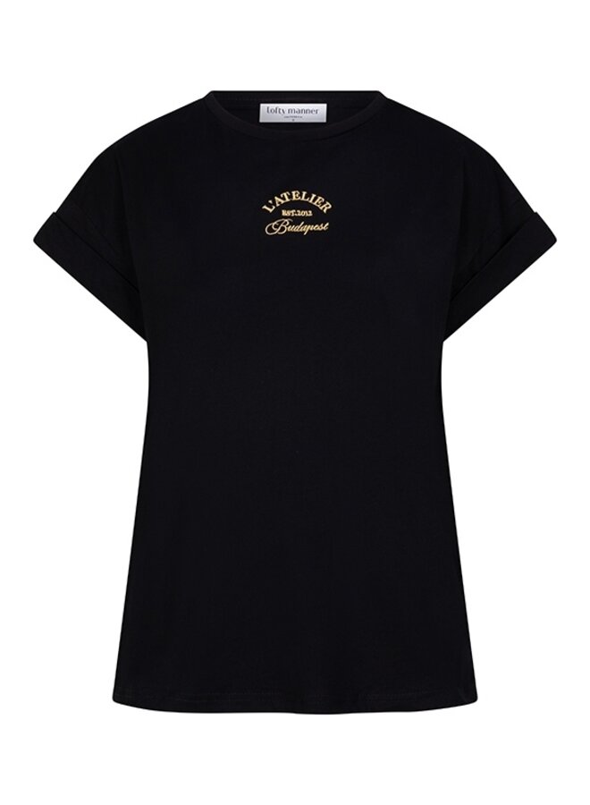 Lofty Manner T-Shirt Monika QI09 - 600 Black