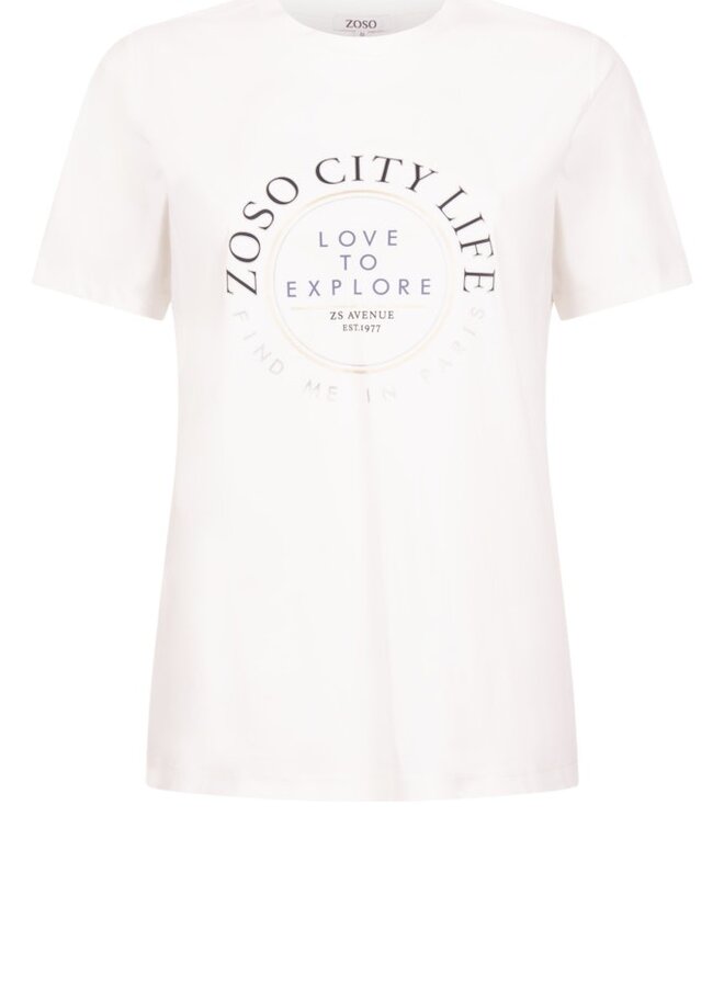 Zoso Top 254Selma - 0005-0008 Offwhite/Navy