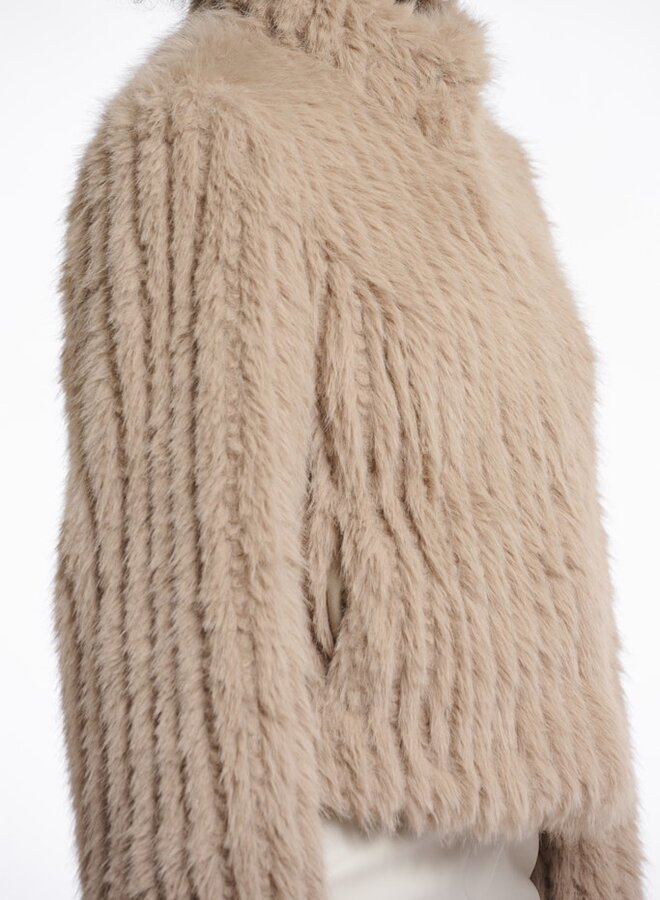 Rino&Pelle Fluffy Jas Faith.7002511 - 10866 Oat