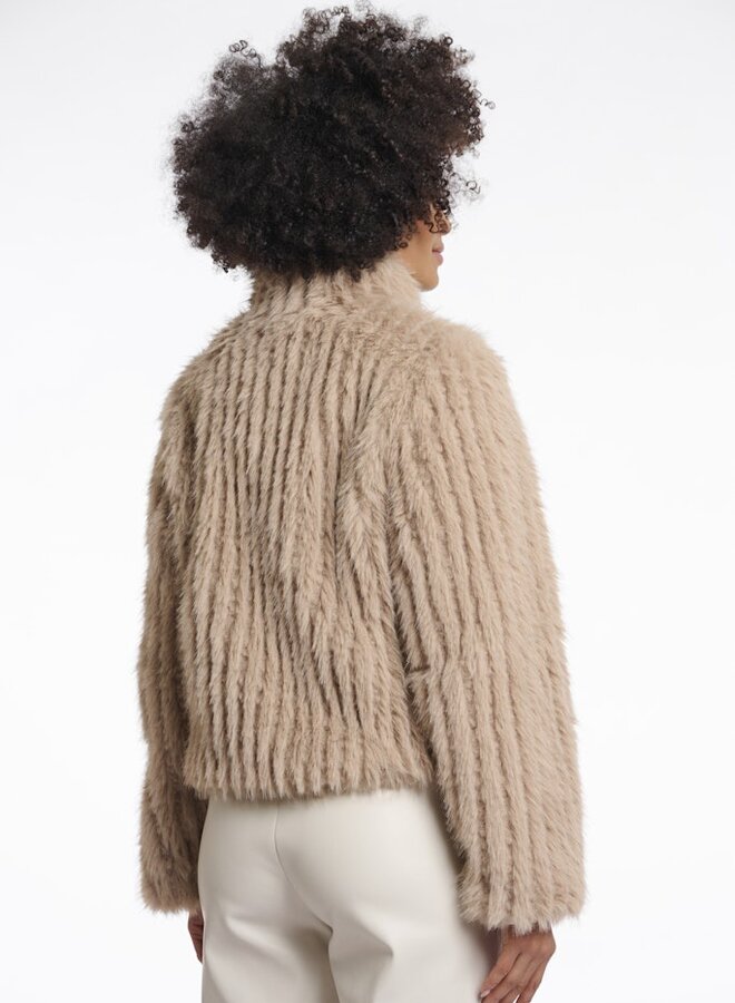 Rino&Pelle Fluffy Jas Faith.7002511 - 10866 Oat
