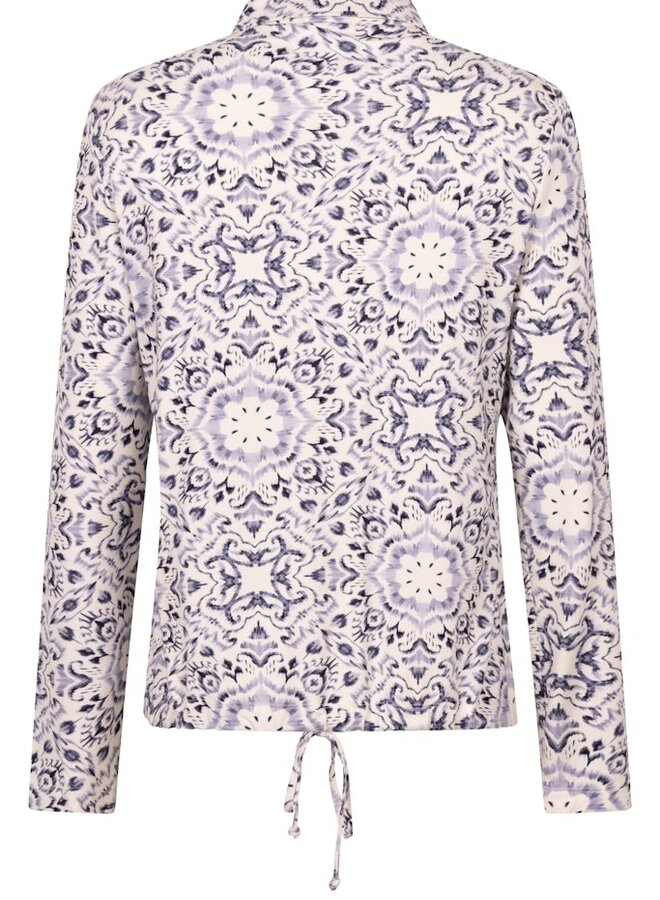 Zoso Blouse 254Pia - 0005-0015 Offwhite/Blue