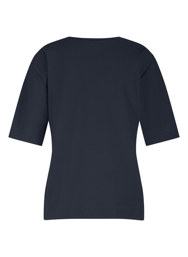 Studio Anneloes T-Shirt Met V-Hals 94845 - 6900 Dark Blue