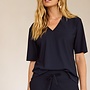Studio Anneloes T-Shirt Met V-Hals 94845 - 6900 Dark Blue