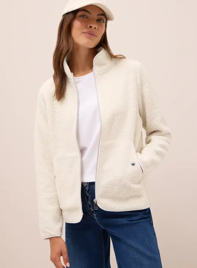 Teddy jacket 15641 - Teddy Vanilla White