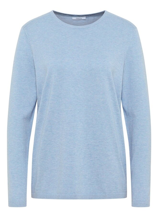 Cecil Trui Ronde Hals 15946 - Whisper Blue Melange