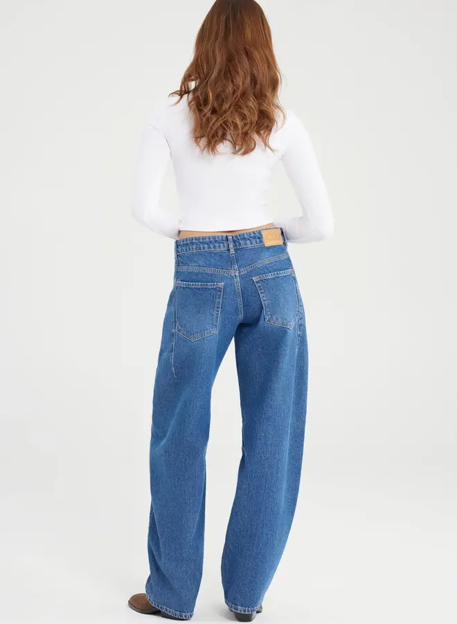 Cup of Joe Balloon Fit Jeans Clara - Medium Blue L32