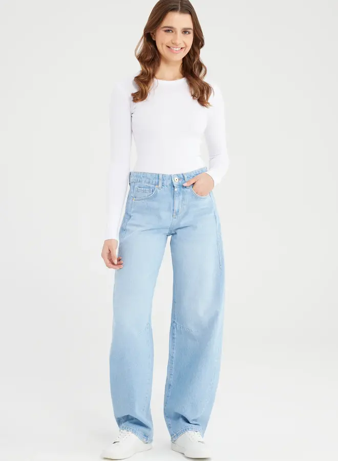 Barrel Jeans Clara - Light Blue