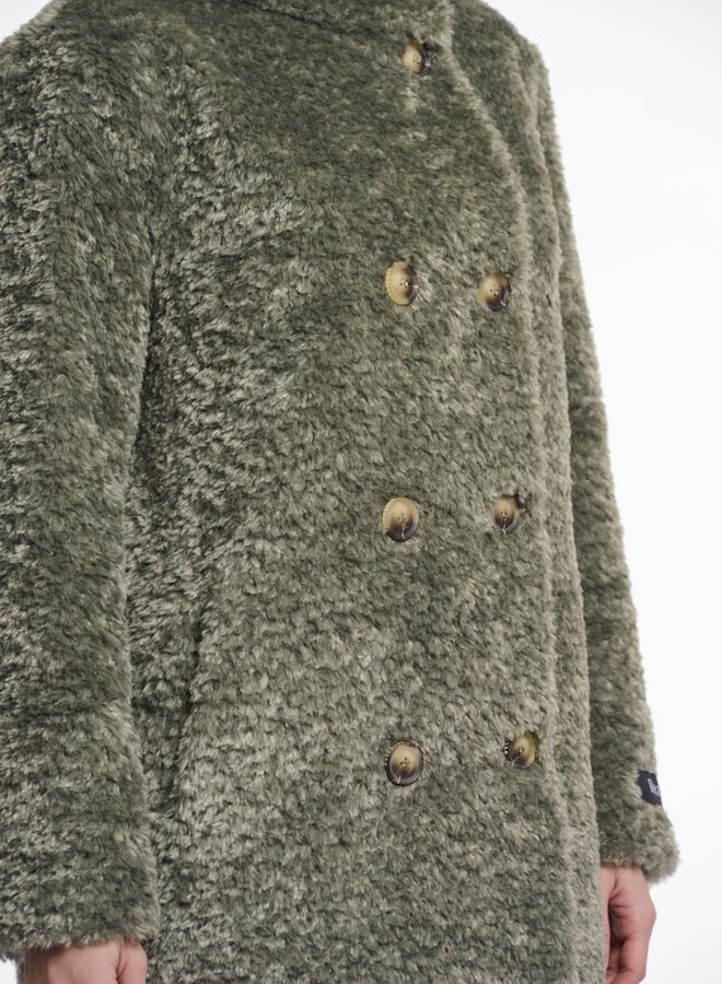 Rino&Pelle Teddy Coat Ena.7002512 - 10867 Green Ash