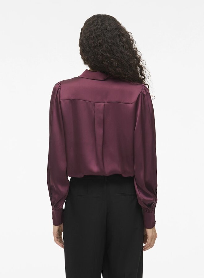 Vila Satijnen Blouse VIENNA 14107462 - Fig