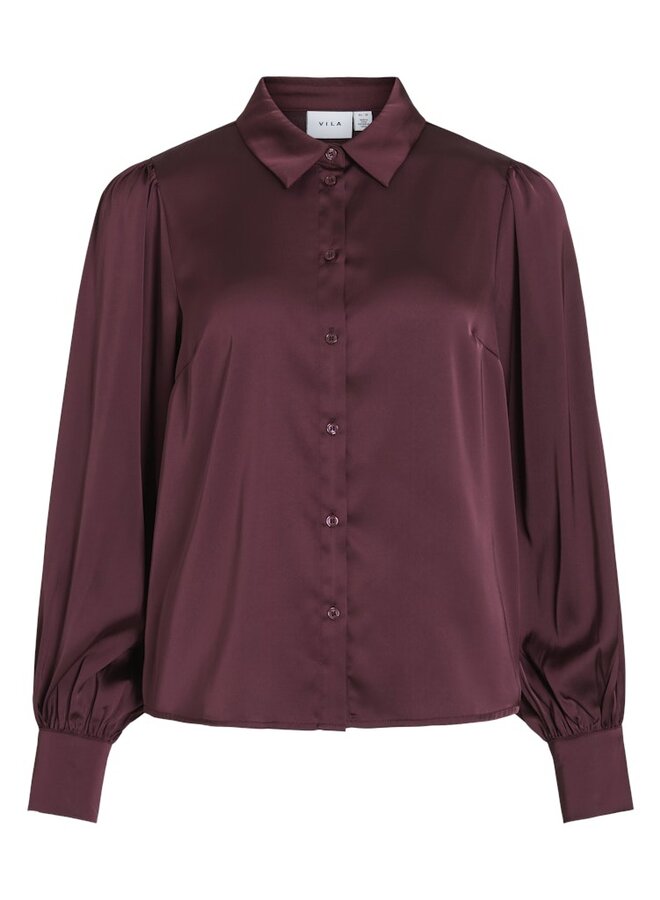 Vila Satijnen Blouse VIENNA 14107462 - Fig