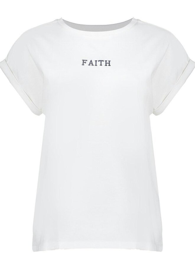 Geisha T-shirt 52607-41 - 10 Off-White/Sil
