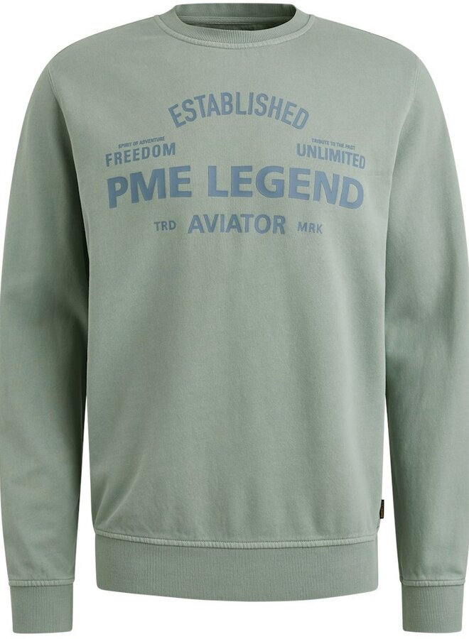Sweater Terry Garment Dyed PSW2508430 - 5226 Silver Blue