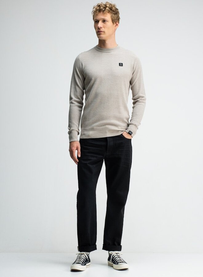 Butcher of Blue Trui Structure Crew M2526002 - 697 Lt. Sand