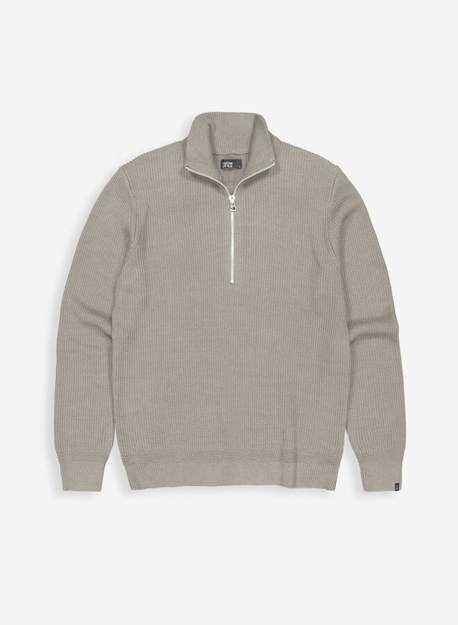 Butcher of Blue Galway Half Zip M2526001 - 756 Granite Gree