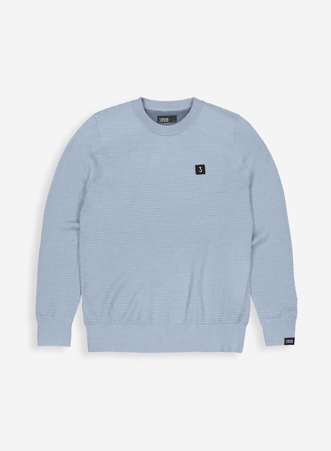 Butcher of Blue Trui Structure Crew M2526002 - 823 Horizon Blue