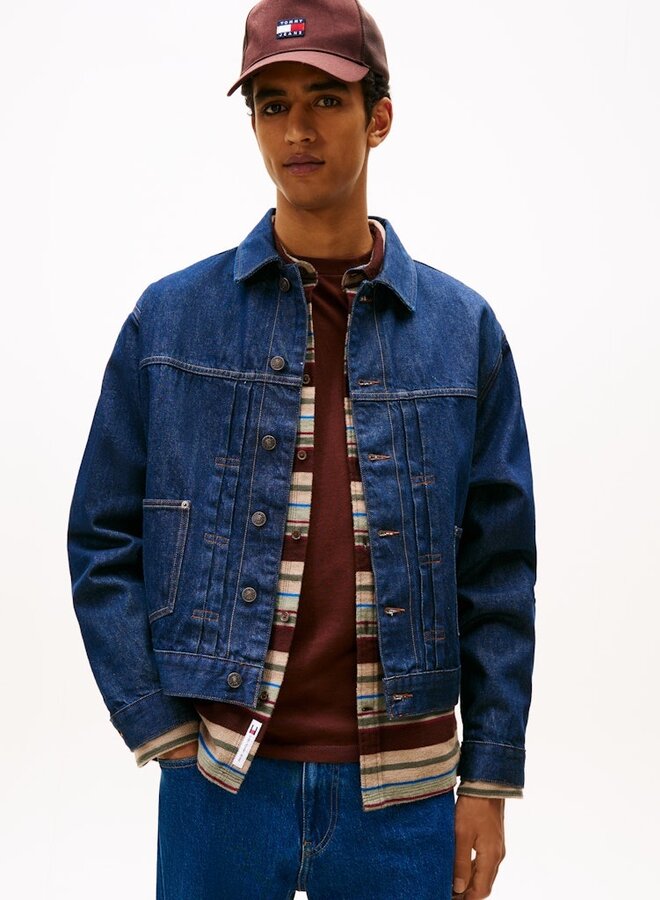 Spijkerjas DM0DM22141 - 1BK Denim Dark
