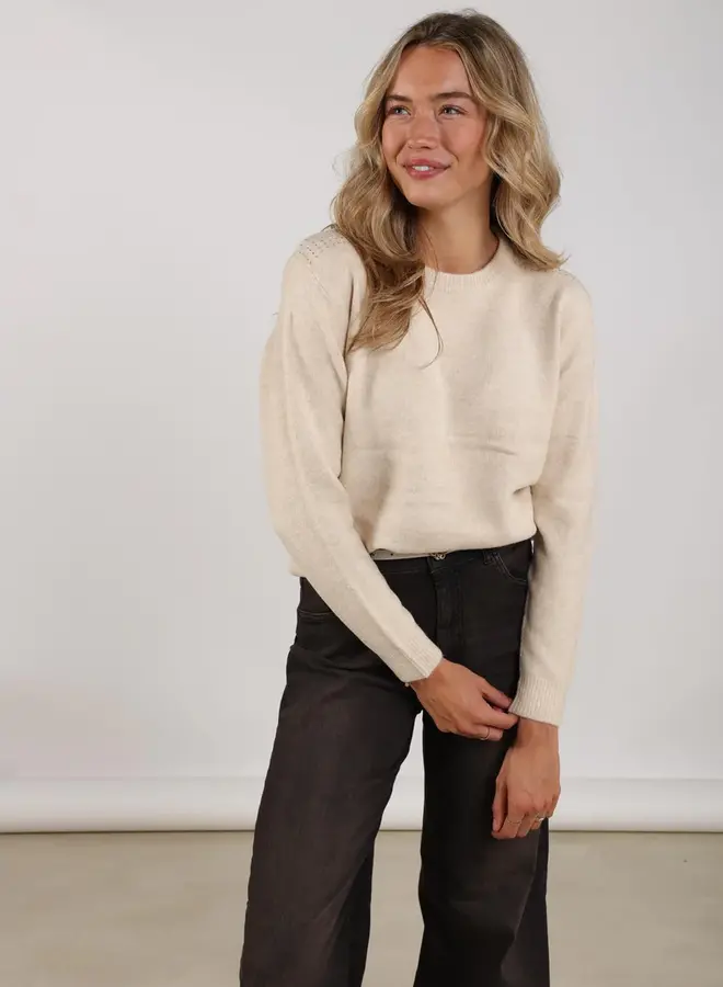 NUKUS Pullover Kate NKF03001 - Sand