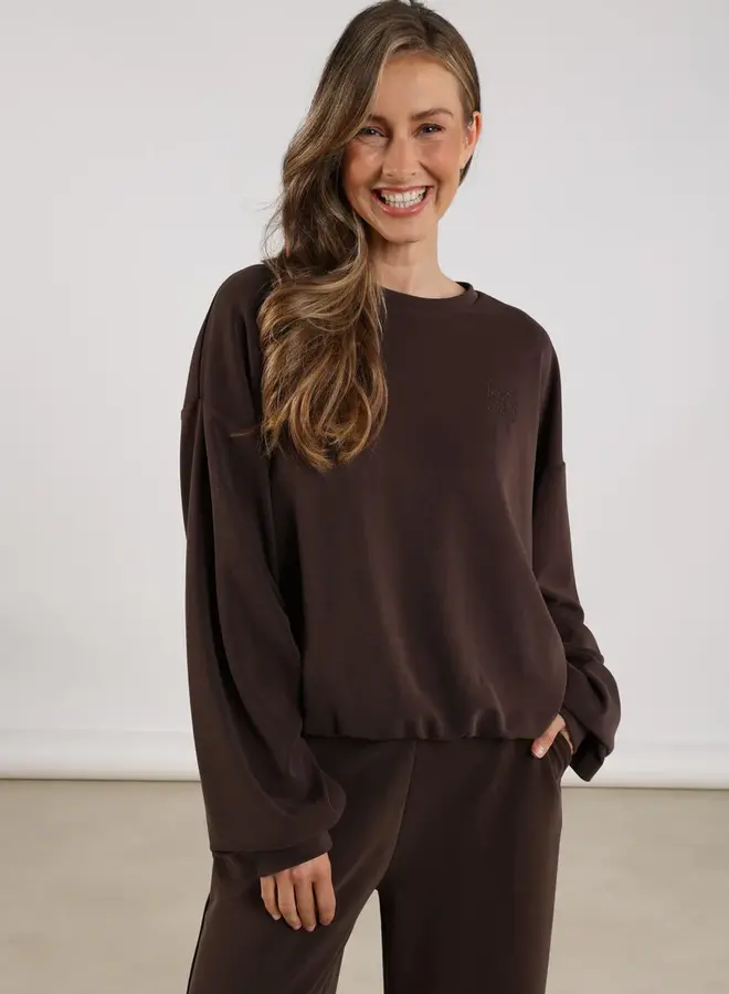 NUKUS Pullover Gabi NKF03007 -Dark Chocolate