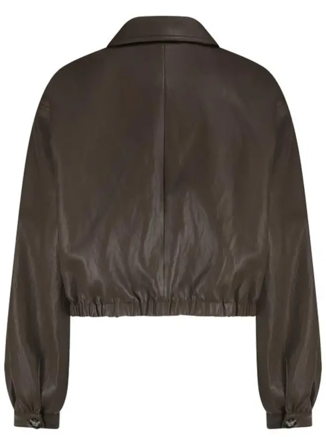 NUKUS Jas Fiene  NKF13026 - Dark Chocolate