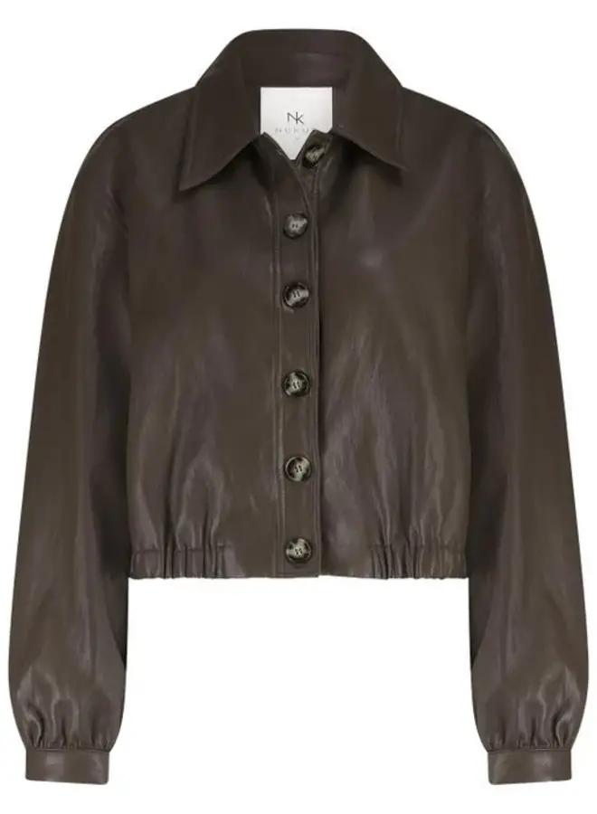 NUKUS Jas Fiene  NKF13026 - Dark Chocolate