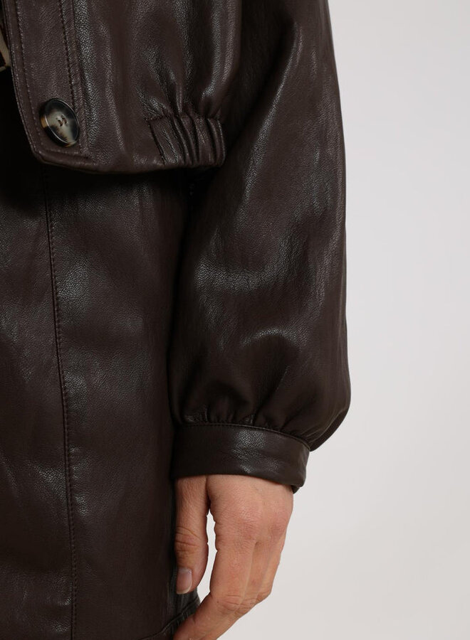 NUKUS Jas Fiene  NKF13026 - Dark Chocolate