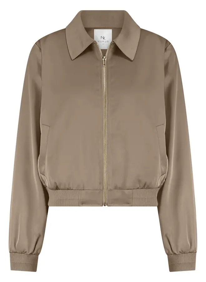 NUKUS Bomber jas Luna NKF13065 - Fango
