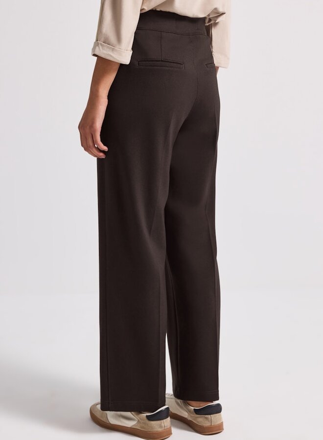 Street one Broek A379686 - 16866 deep roast brown