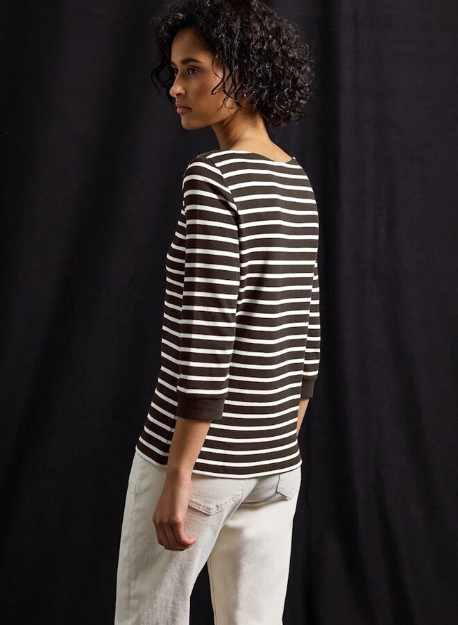 Street one Shirt A323990 - 26866 deep roast brown