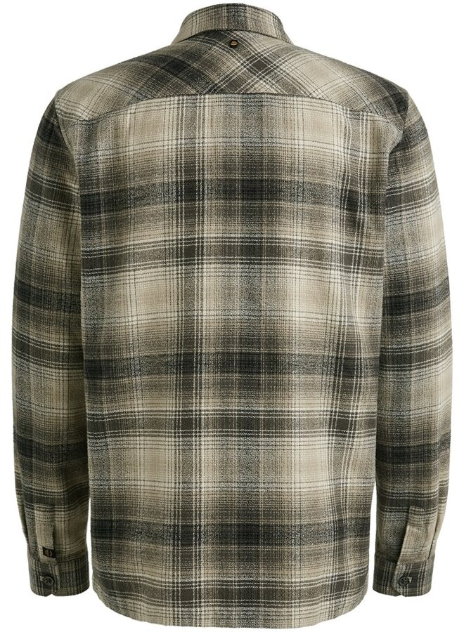 PME Legend Overshirt Brushed Grindle Check PSI2509244-8011 - Seneca Rock