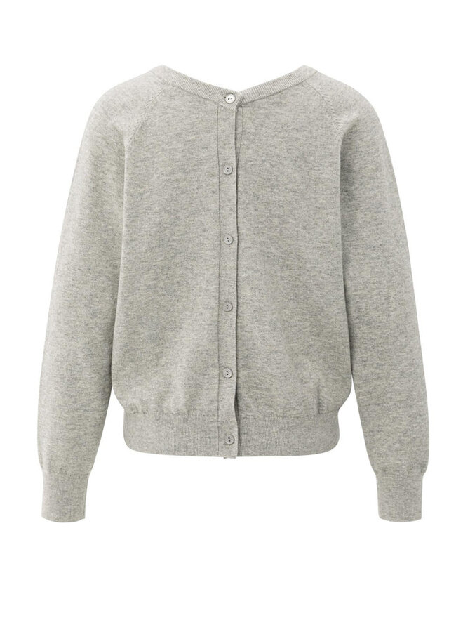 YAYA Trui Met V-Hals 01-000494-509 - 99018 Brownish Grey
