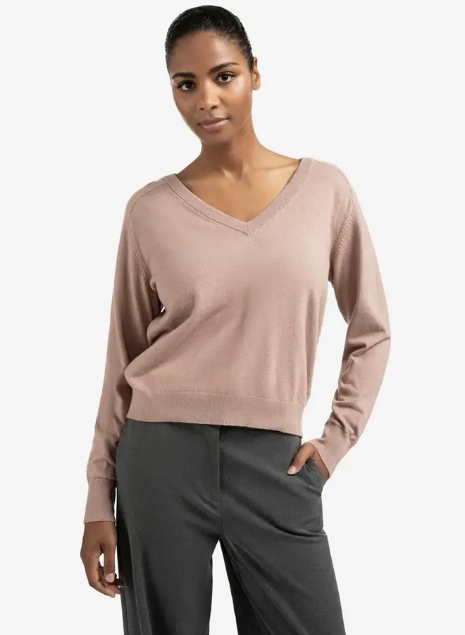 Trui Met V-Hals 01-000494-509 - 99016 Blush Pink