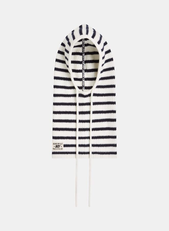Balaclava stripe W25B357 - 05/55 Ecru-Navy