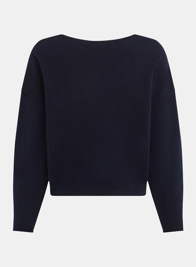 Penn&Ink Trui W25B344 - 55 Navy
