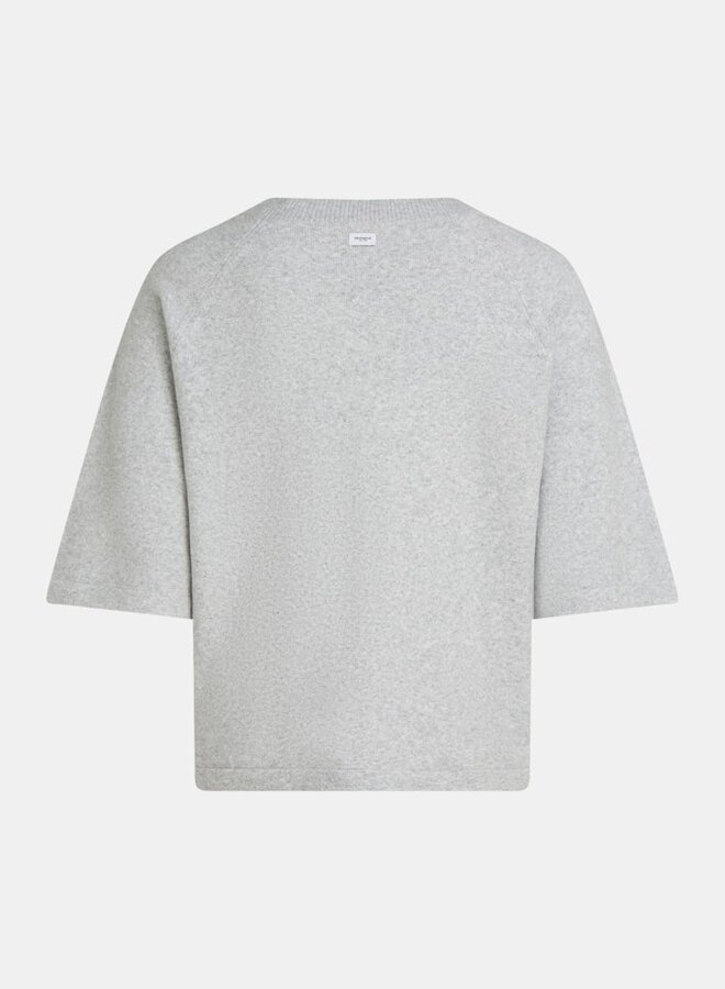 Penn&Ink Trui W25B364 - 83M Grey Mel.