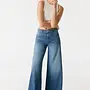 Cup of Joe Wide Leg Jeans Hazel - Medium Blue