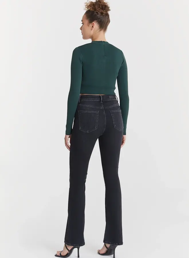 Cup of Joe Flared Jeans Matilda - Black VT